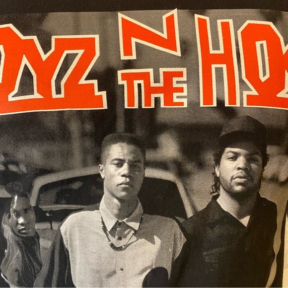 Boyz n the Hood black and white short sleeve tee size M - Picture 5 of 6